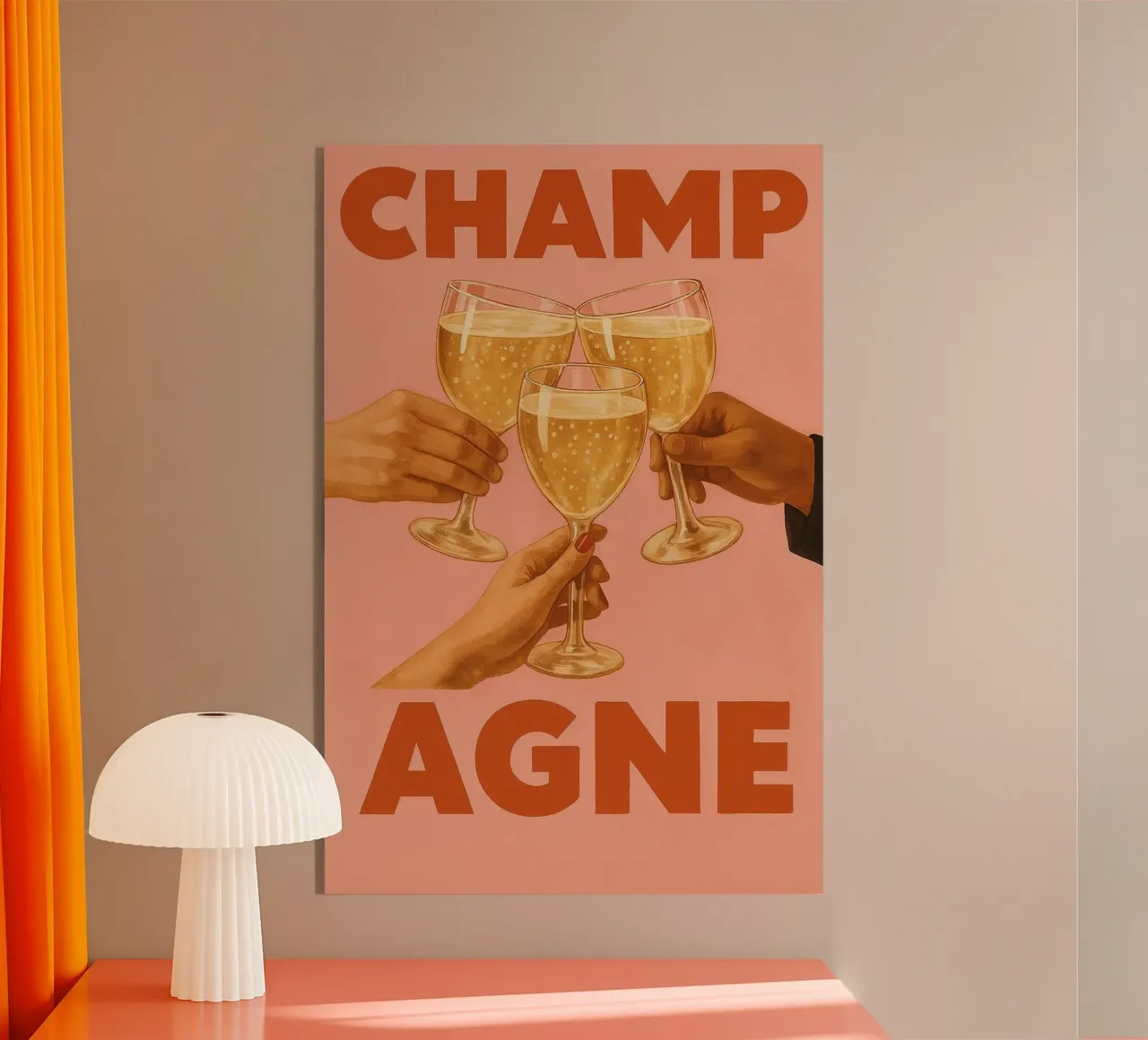 Golden Bubbles & Good Vibes plexiglass da QuooodZ by MooodzArt