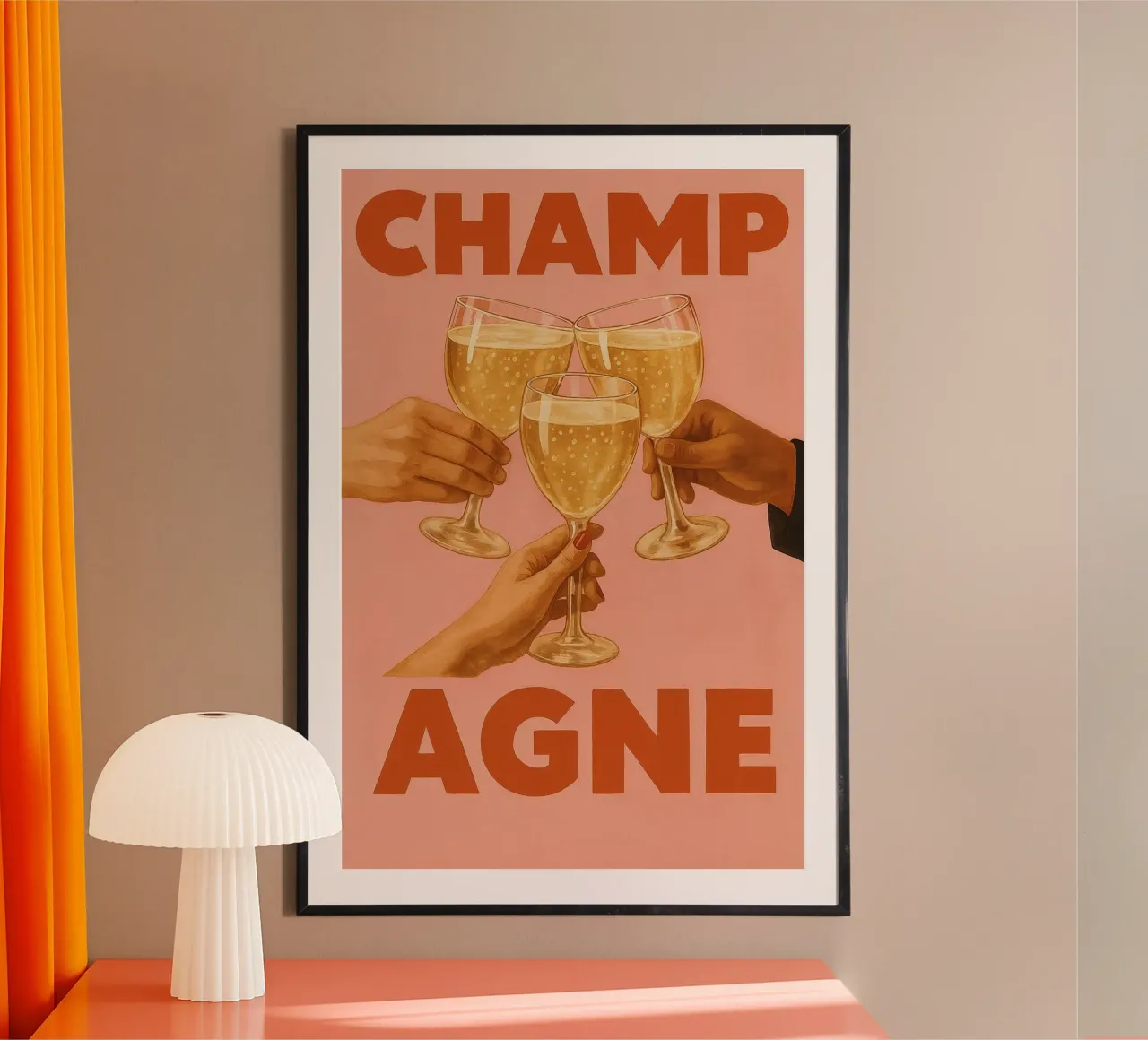 Golden Bubbles & Good Vibes poster da QuooodZ by MooodzArt