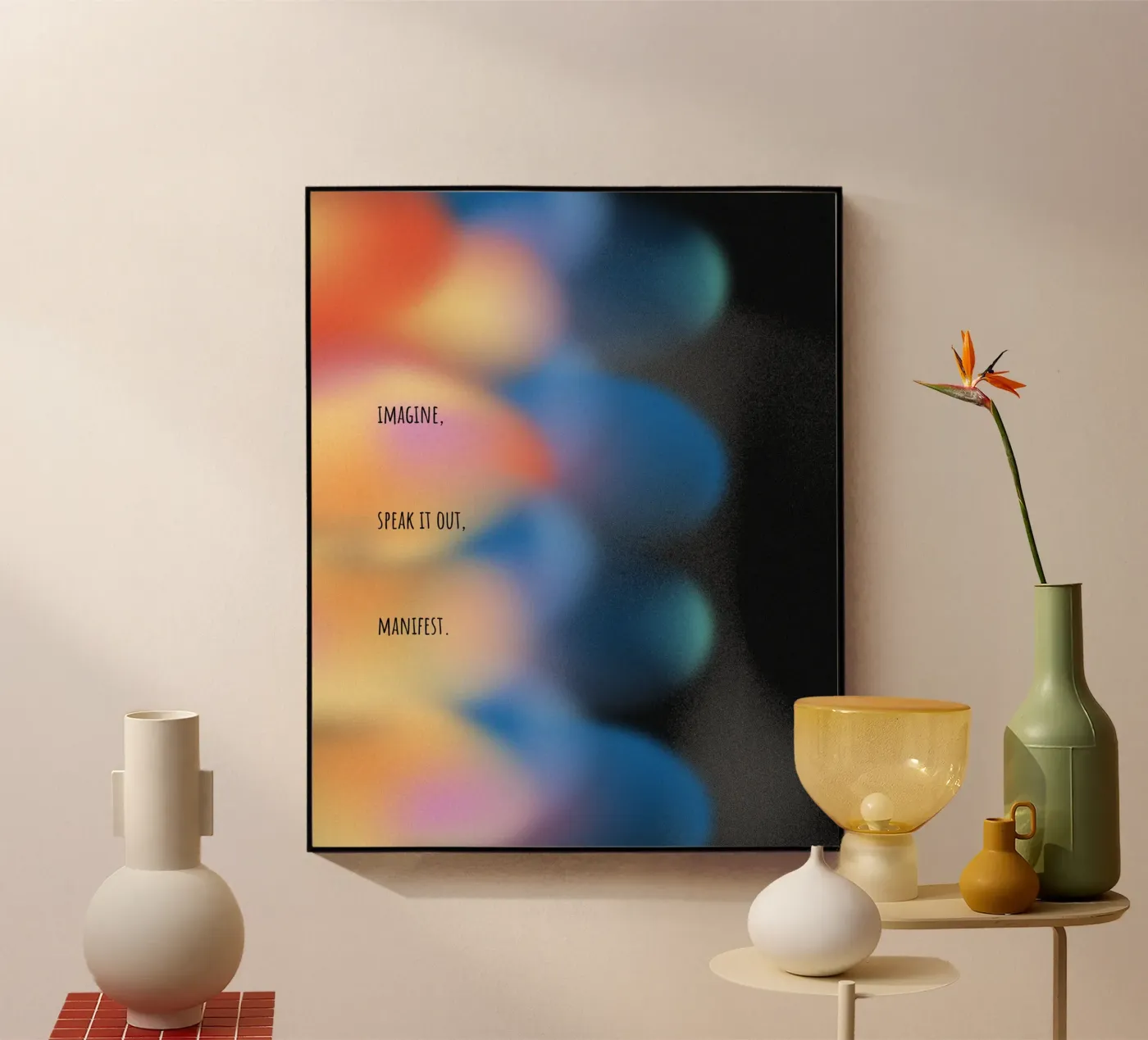 your world Acryl-Glas von pixelflow