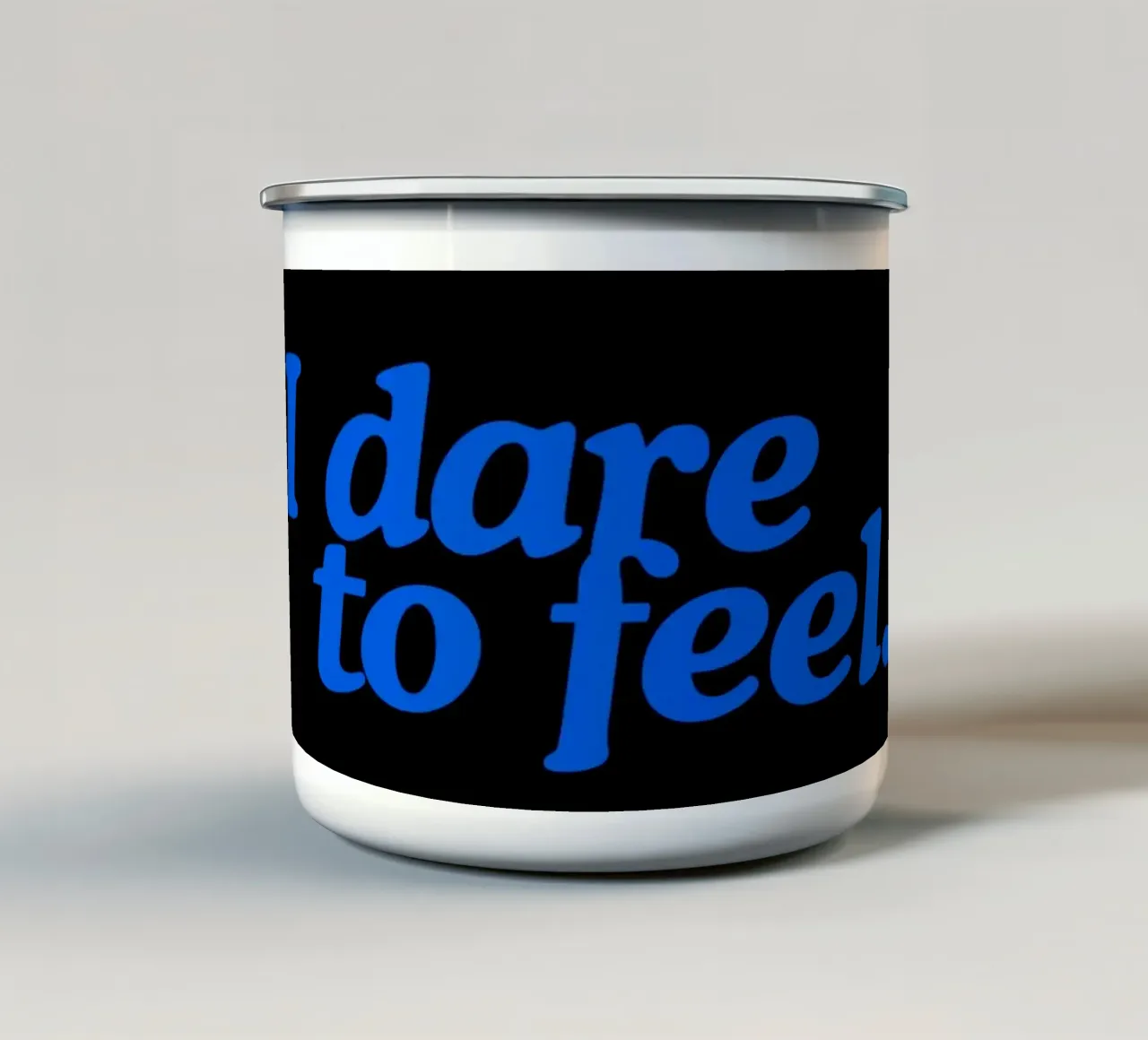 feel it! tazza in smalto da Ambition Wall