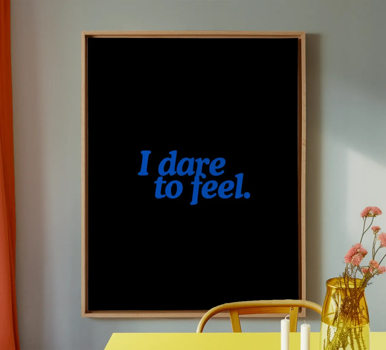 feel it! canvas met Baklijst van Ambition Wall