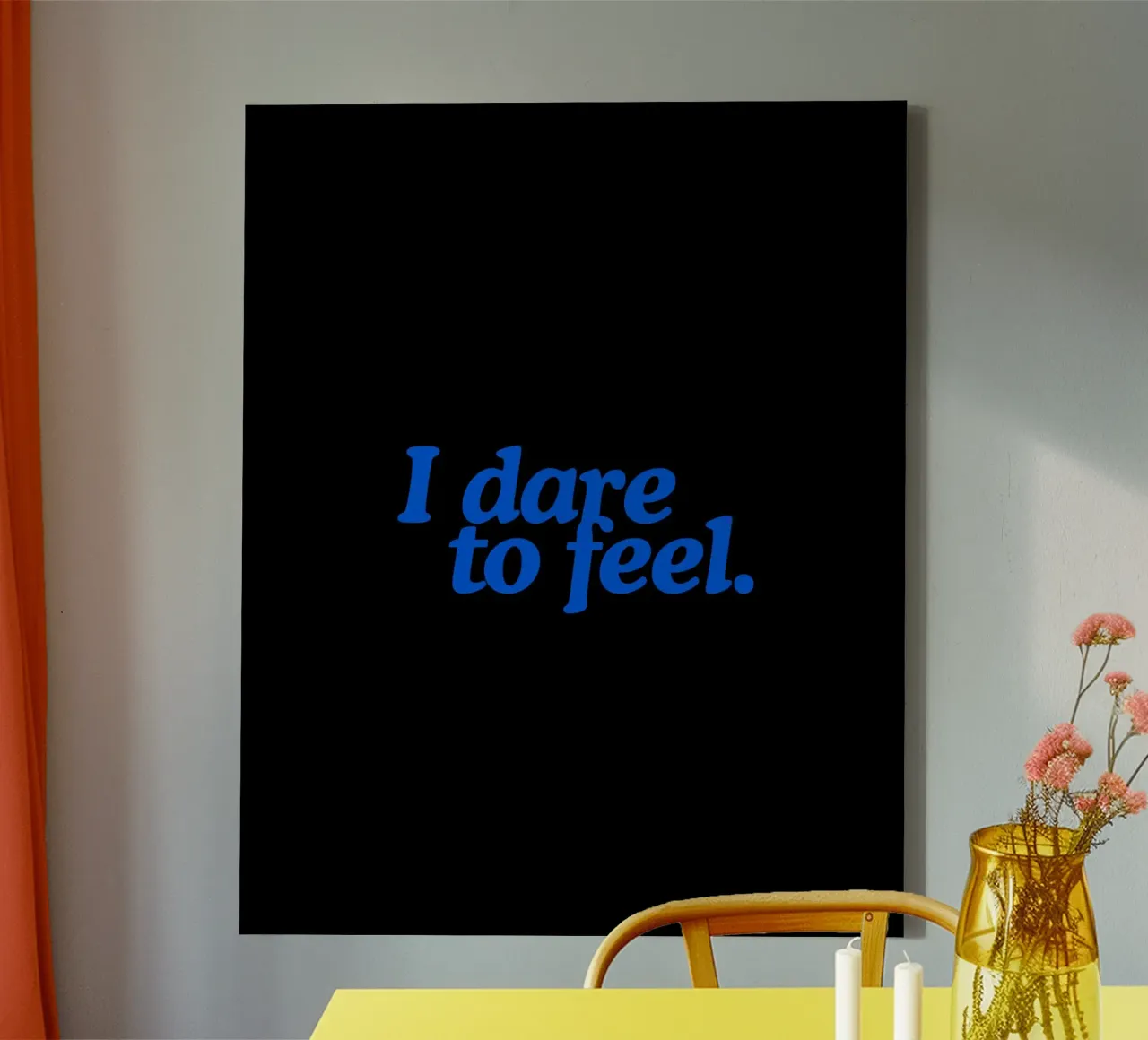 feel it! canvas met Baklijst van Ambition Wall