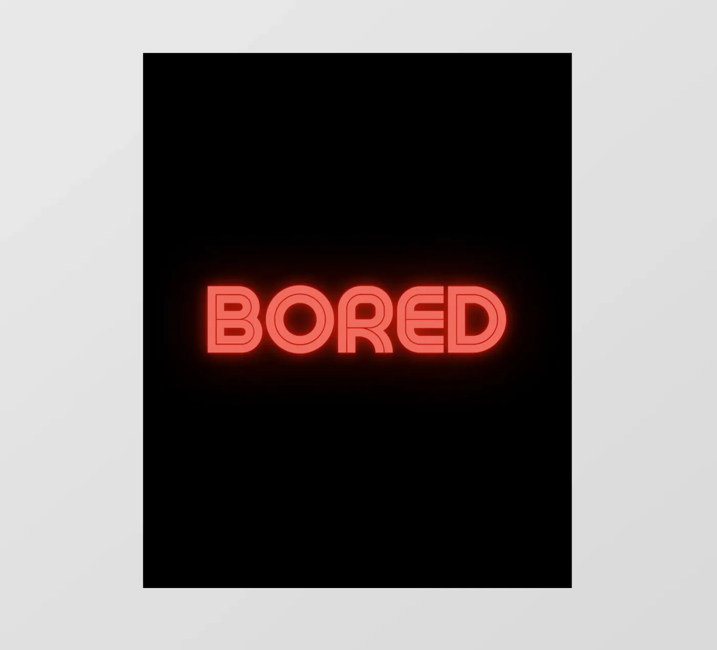 bored pellicola backlit da pixelflow