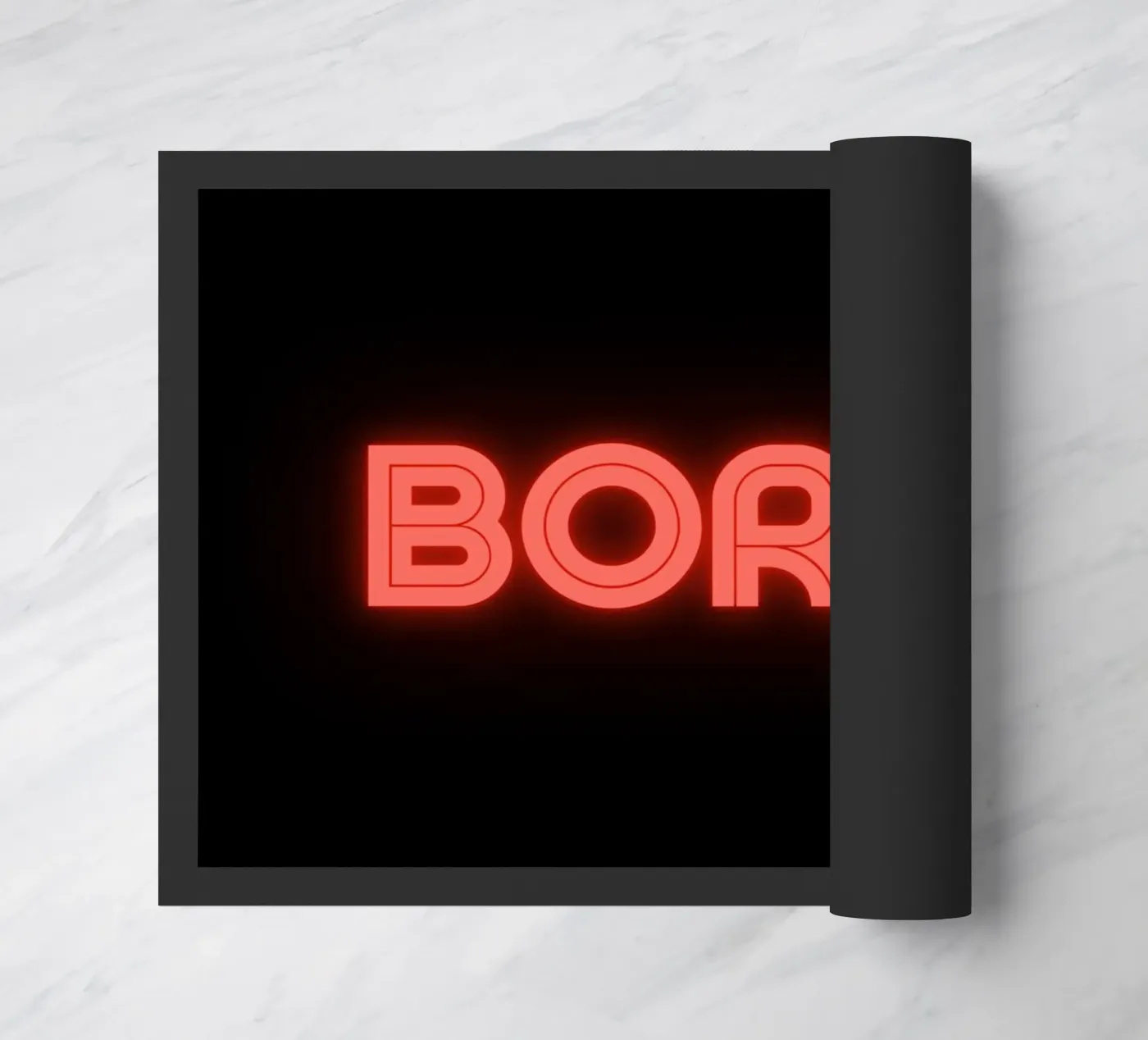 bored deurmat van pixelflow