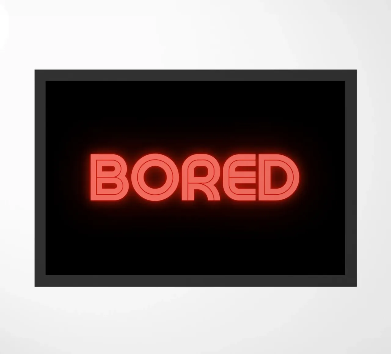 bored doormat by Ambition Wall