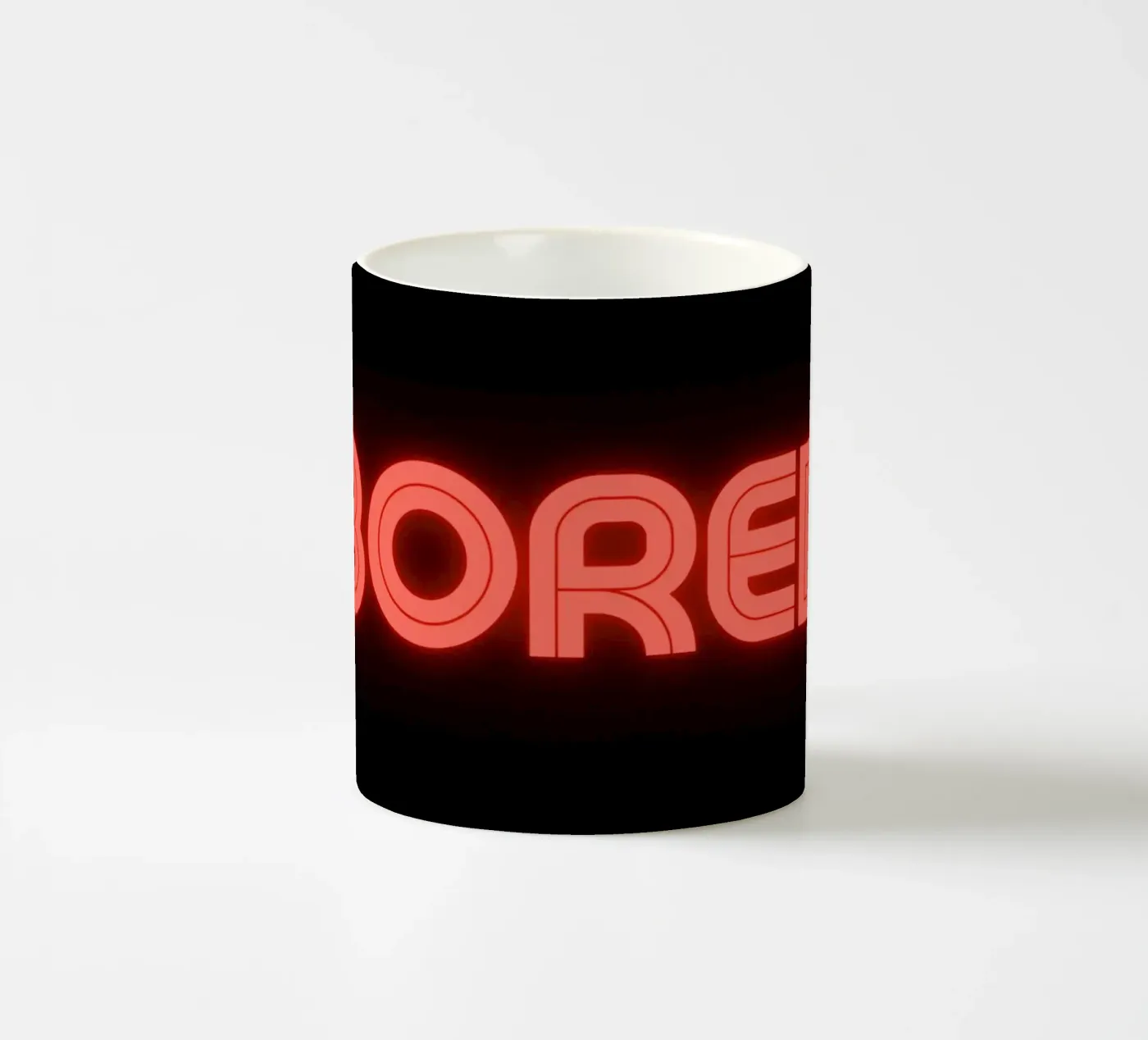 bored ceramic mug by pixelflow