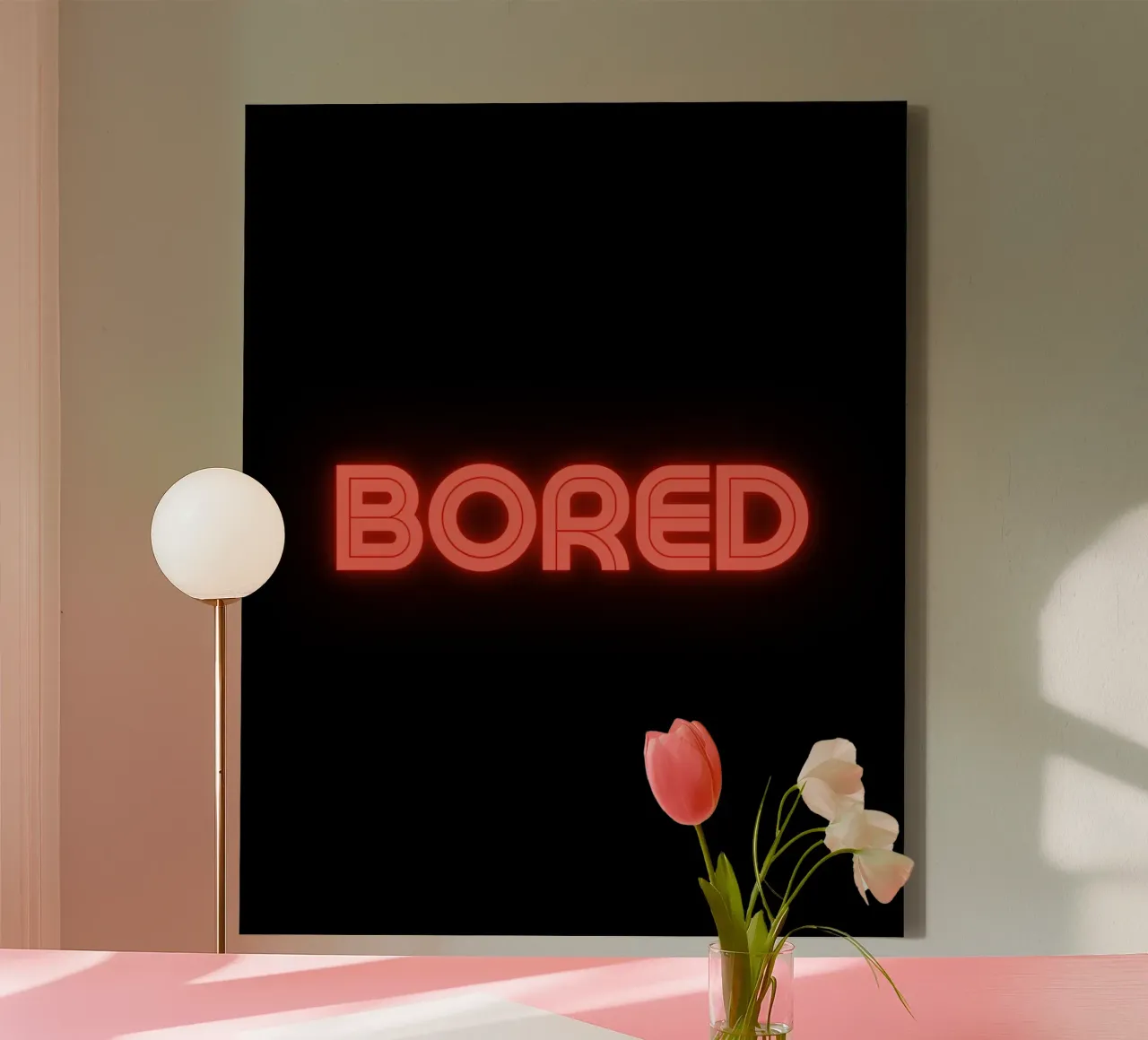 bored tela da Ambition Wall