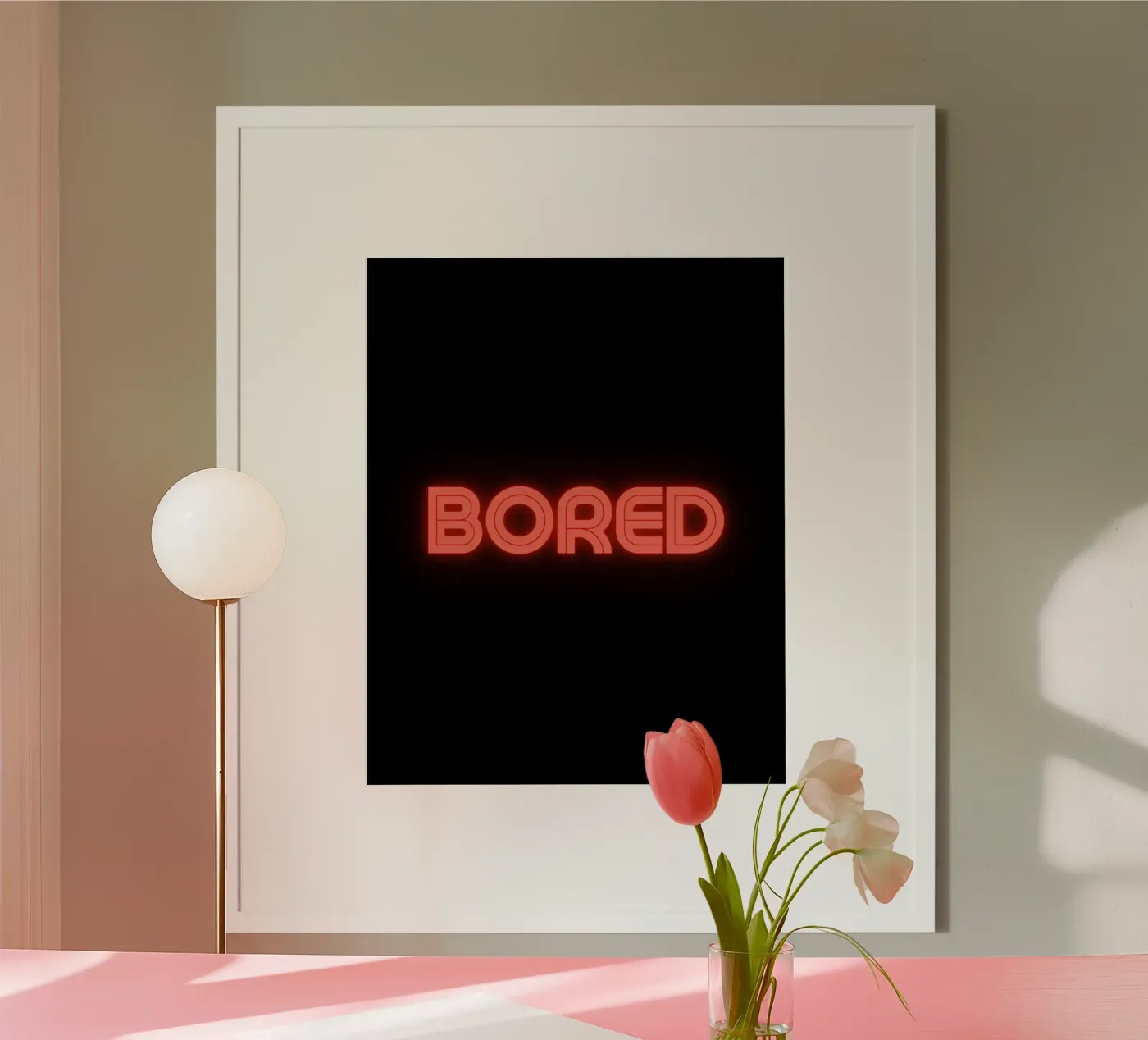 bored poster van pixelflow