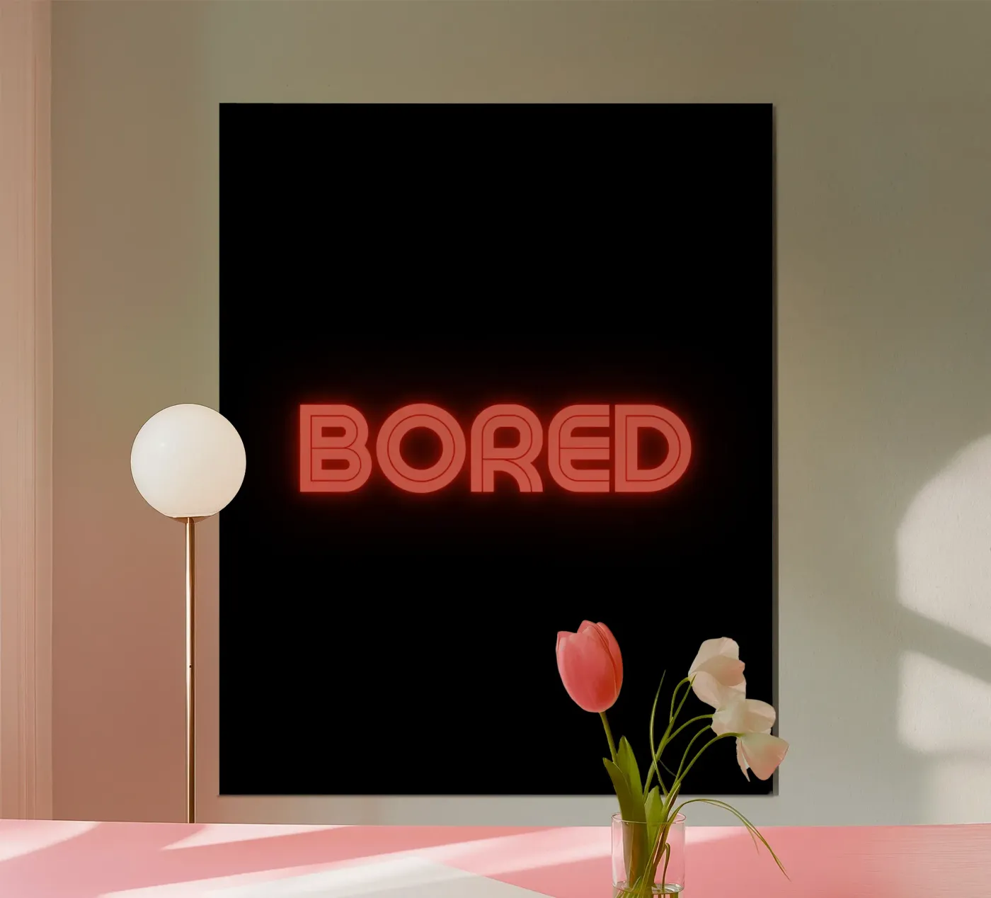 bored poster van pixelflow