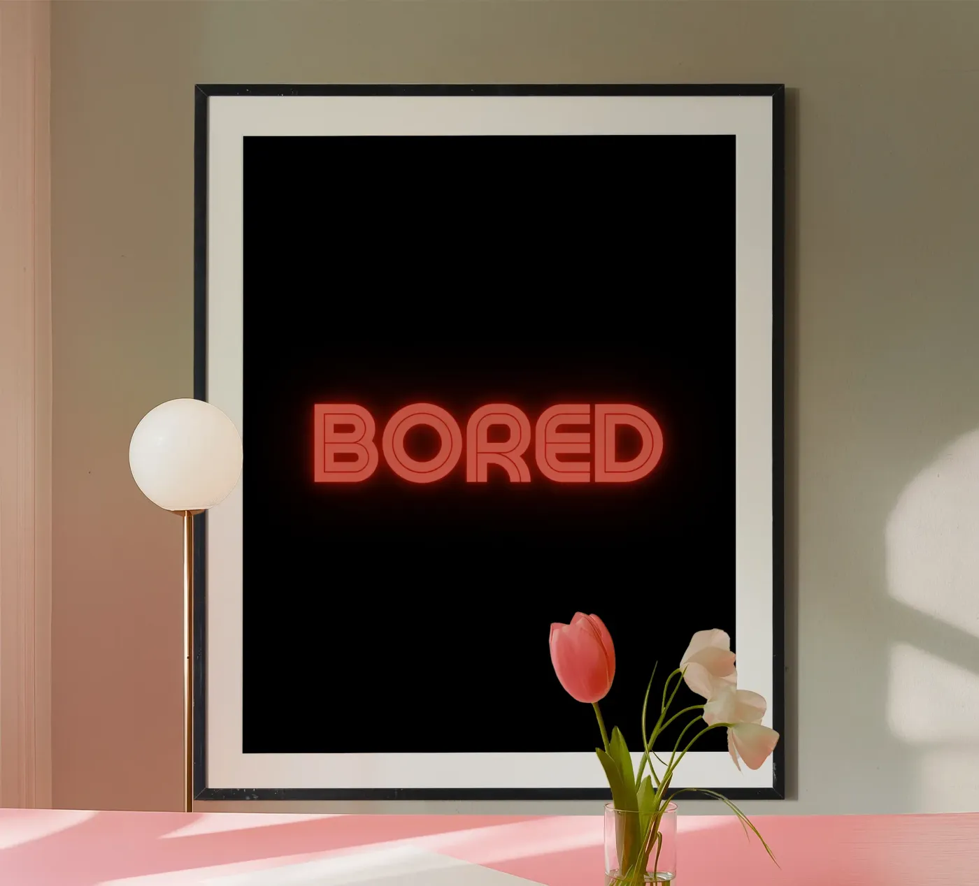 bored poster van pixelflow