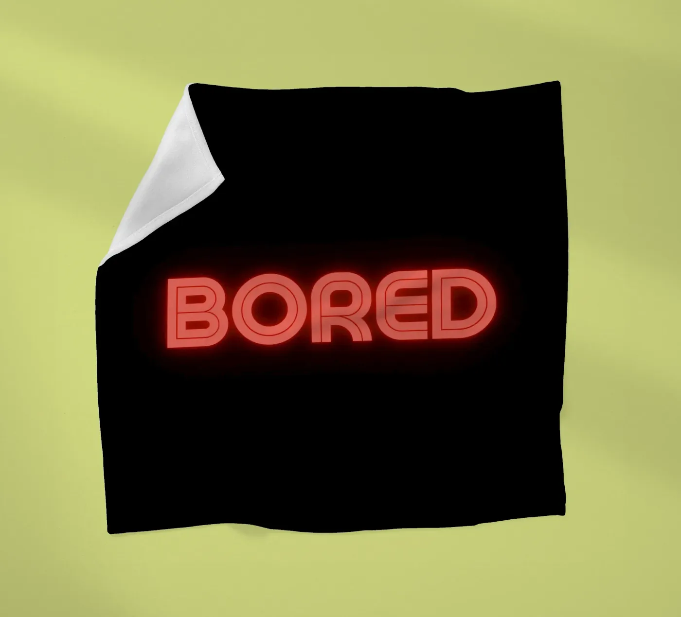 bored fleecedeken van pixelflow