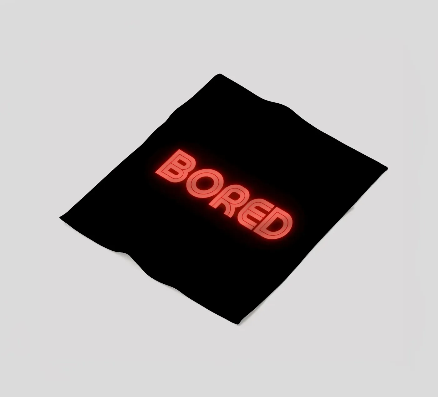 bored fleecedeken van pixelflow
