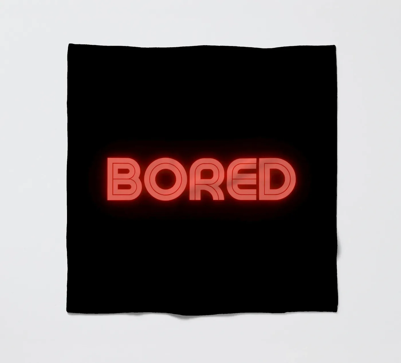 bored fleecedeken van pixelflow
