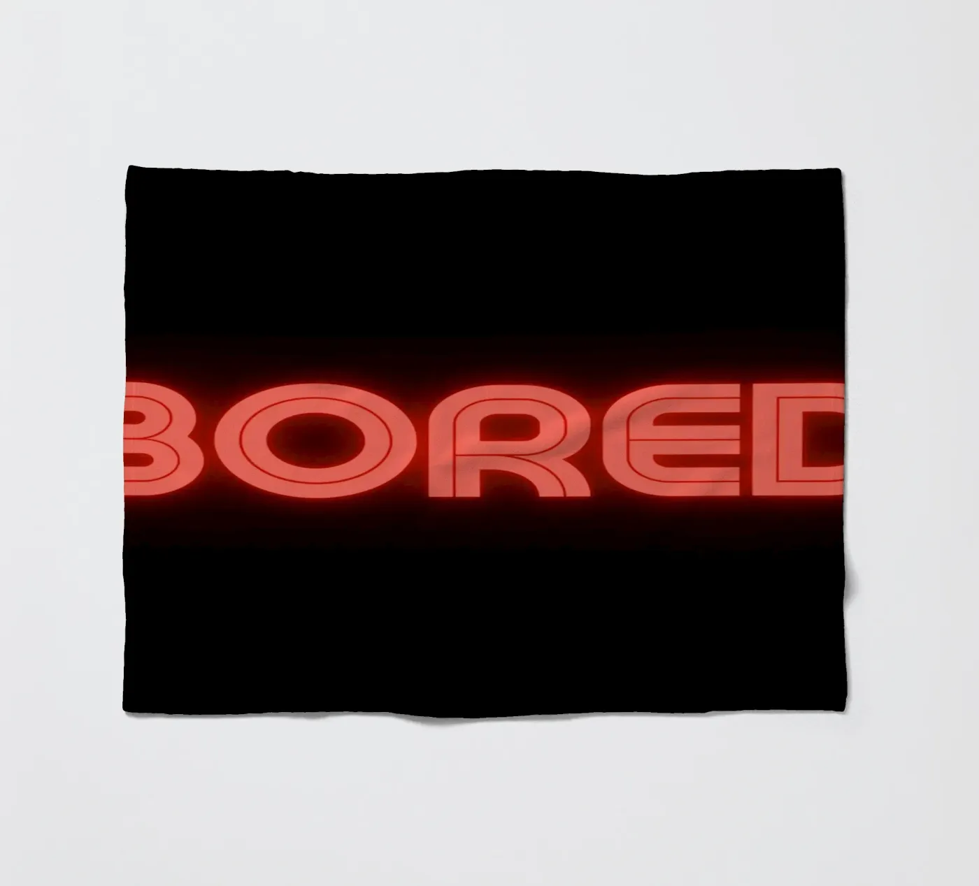 bored fleecedeken van pixelflow