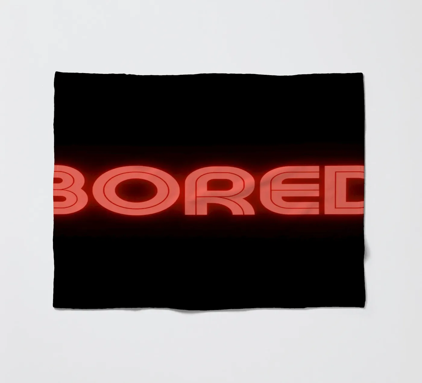 bored fleecedeken van pixelflow