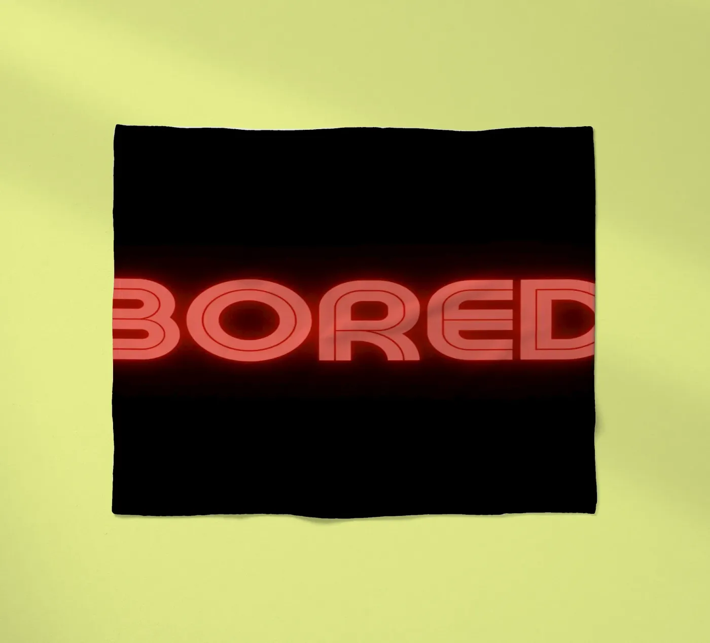 bored fleecedeken van pixelflow
