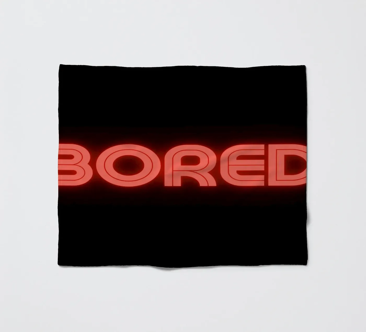 bored fleecedeken van pixelflow