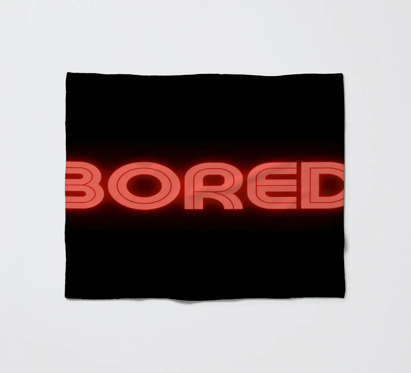 bored fleecedeken van pixelflow