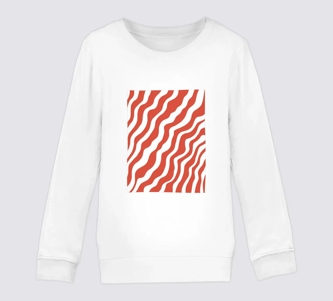 Linea rossa felpa bambino da MODERN NUANCE