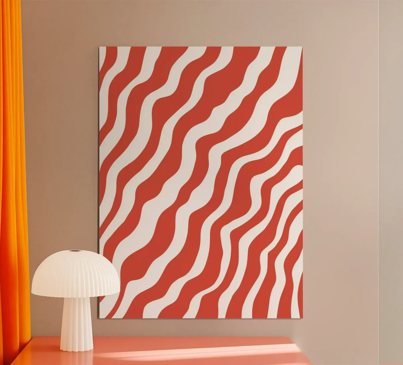 Linea rossa poster da MODERN NUANCE