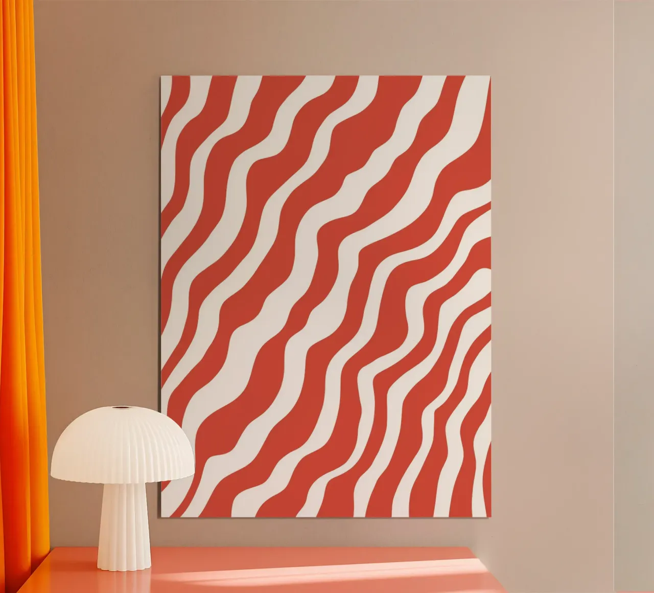 Red Line poster by MODERN NUANCE