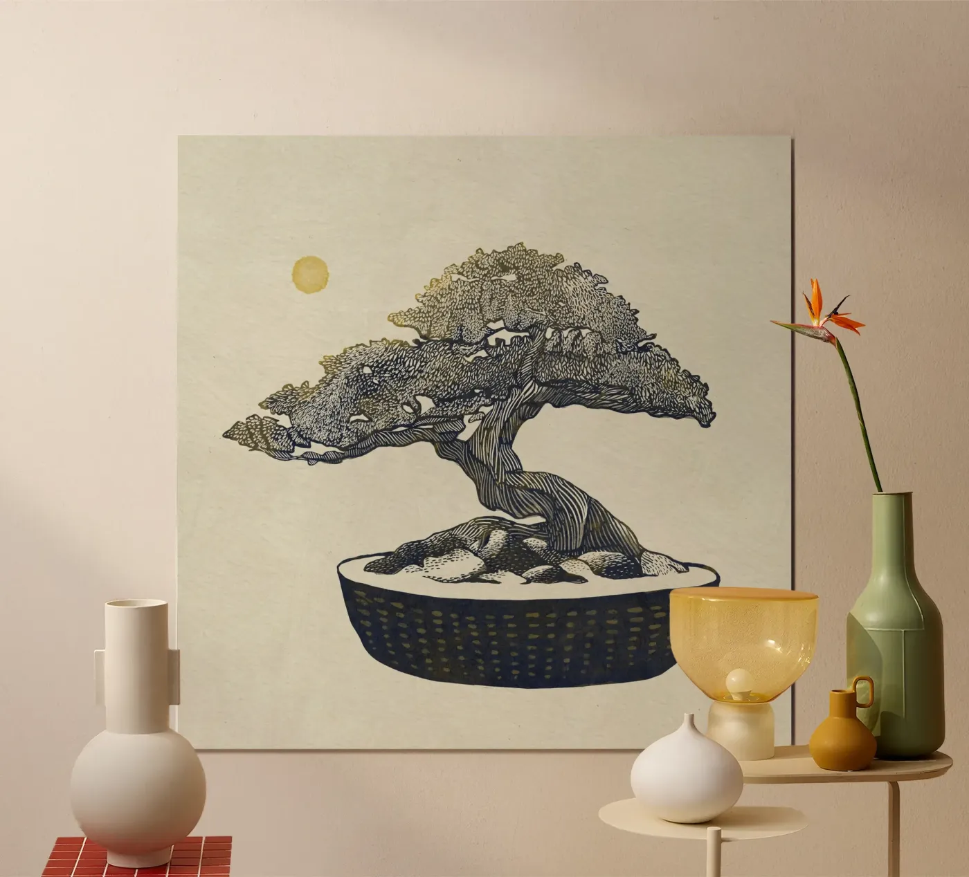 Bonsai Tree poster by Katie O'Shea