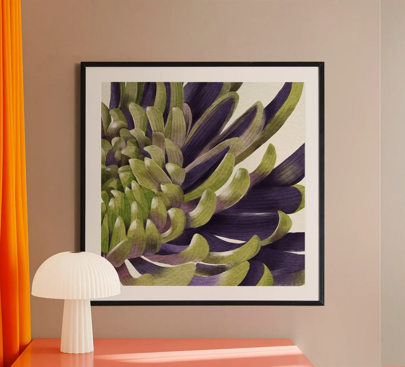 Chrysanthemum Poster von Katie O'Shea