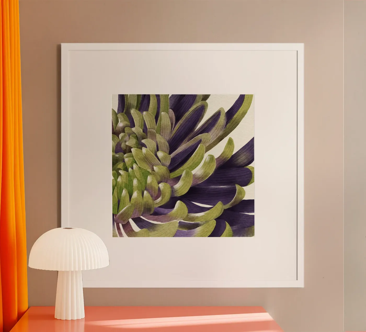 Chrysanthemum Poster von Katie O'Shea