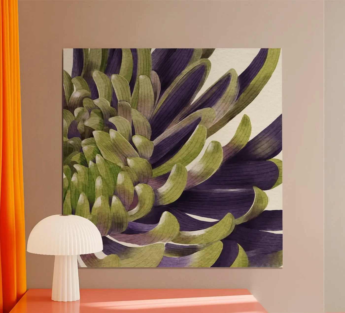 Chrysanthemum Poster von Katie O'Shea