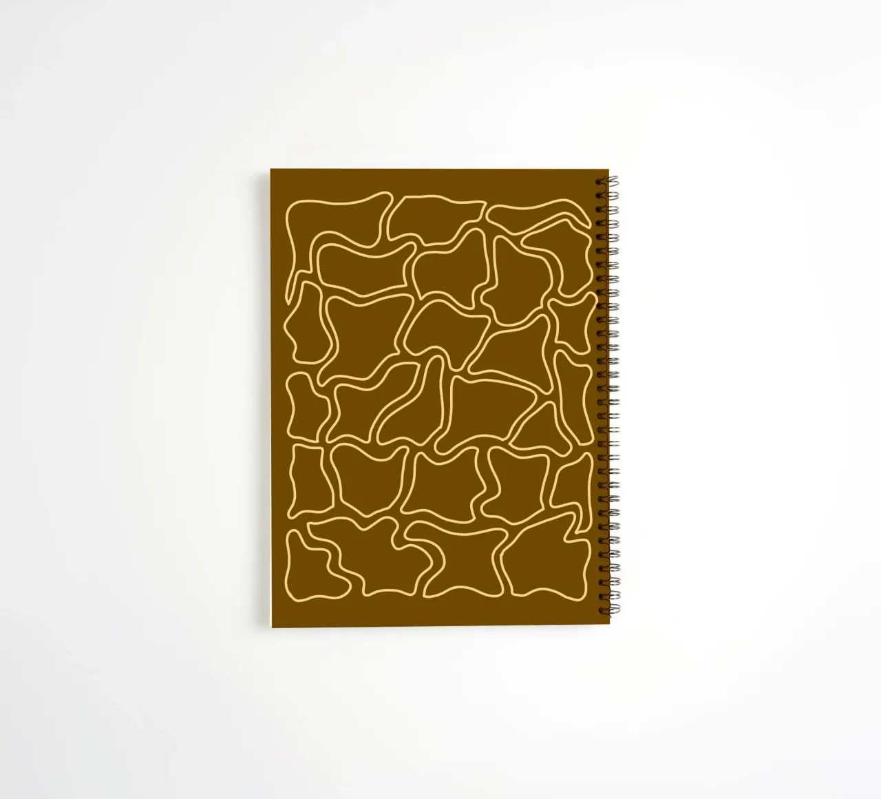 Minimalist Line spiral notebook by MODERN NUANCE