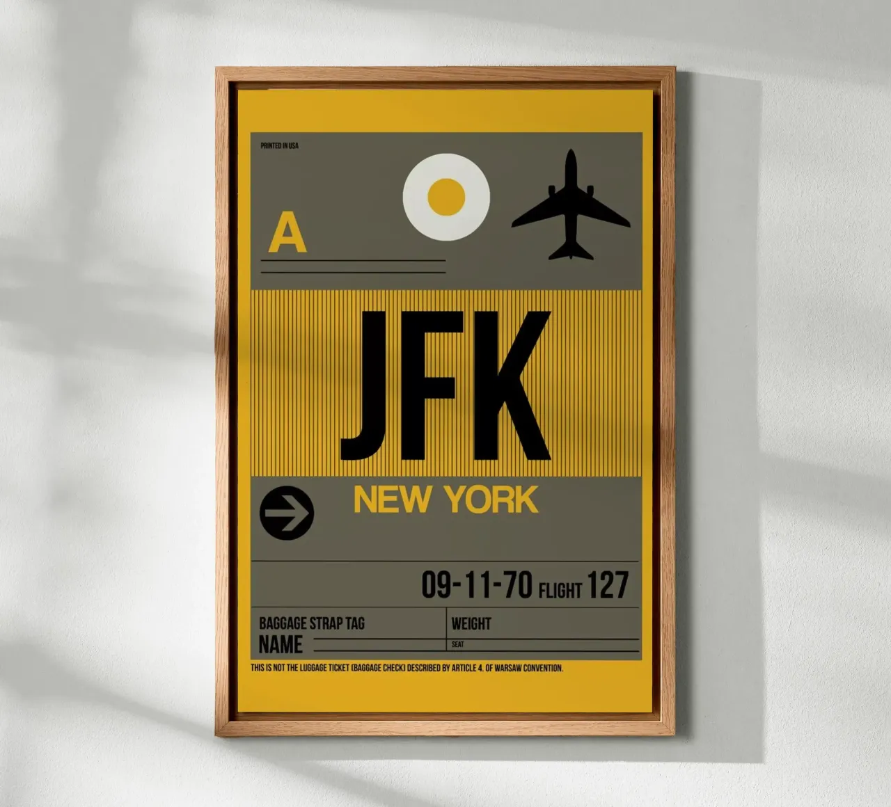 JFK-New York alluminio dibond da Naxart
