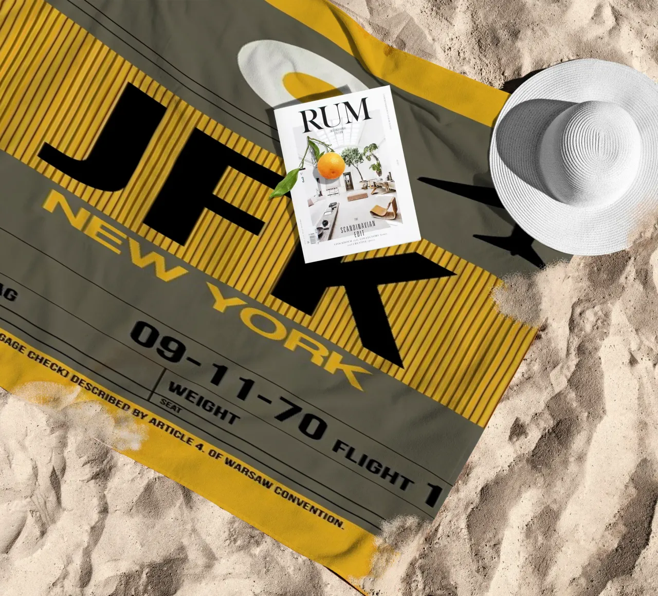 JFK-New York telo mare da Naxart