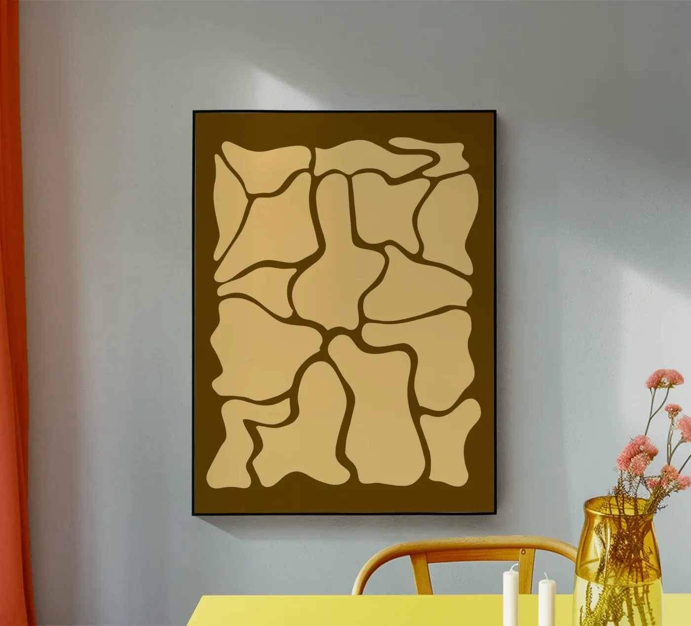 Abstract shapes Acryl-Glas von MODERN NUANCE