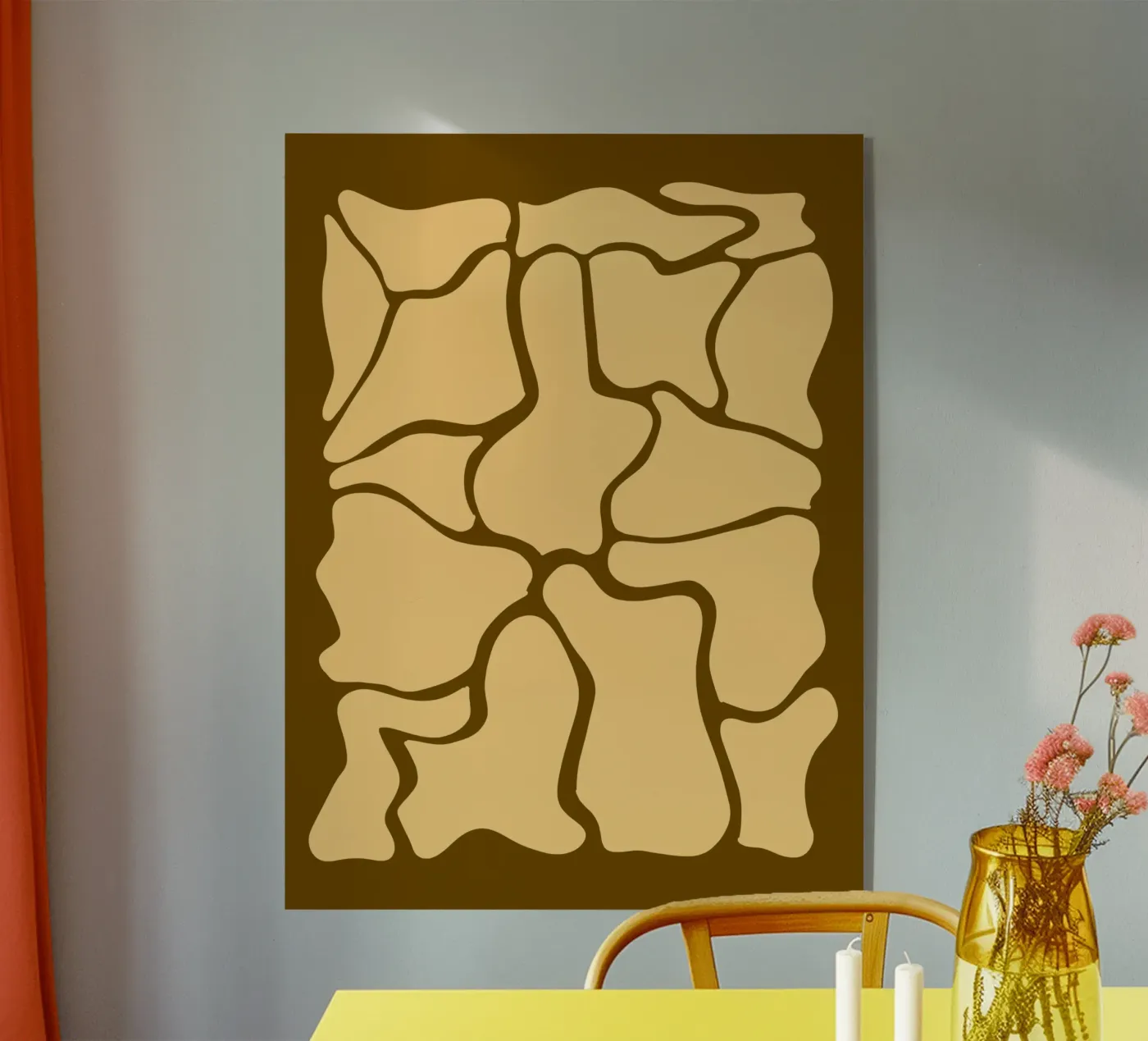 Abstract shapes Acryl-Glas von MODERN NUANCE