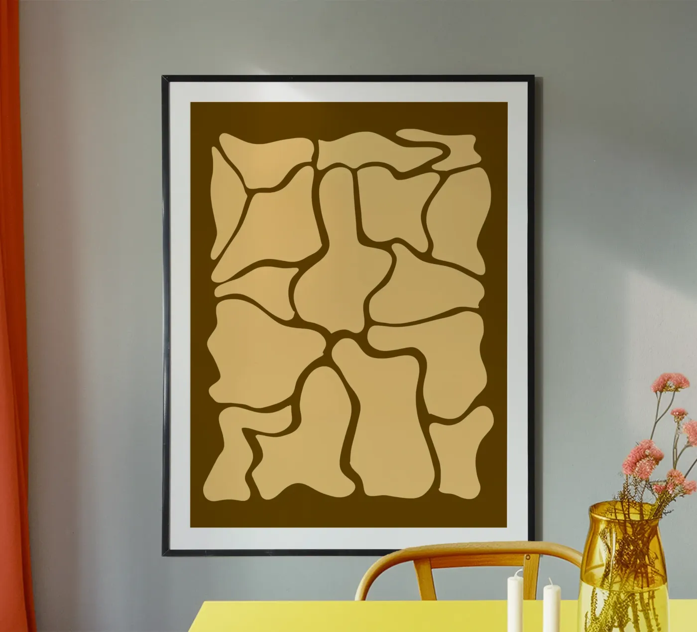 Abstract shapes poster da MODERN NUANCE