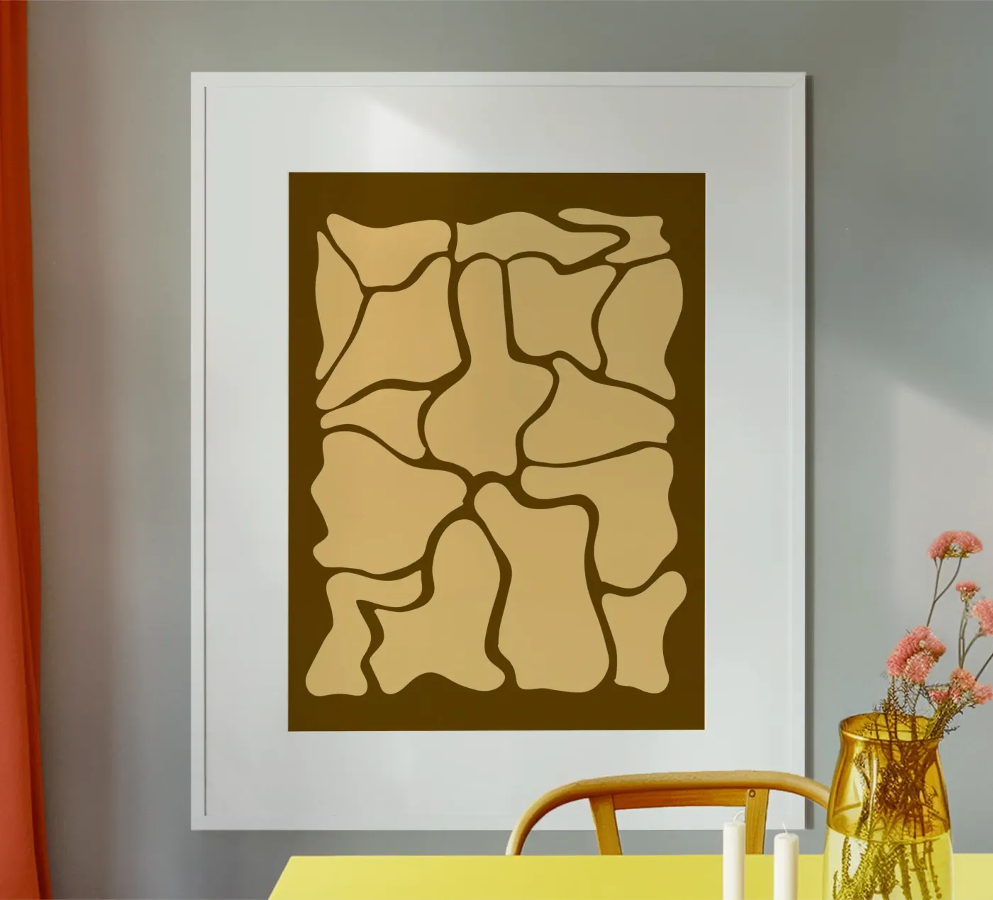 Abstract shapes poster da MODERN NUANCE