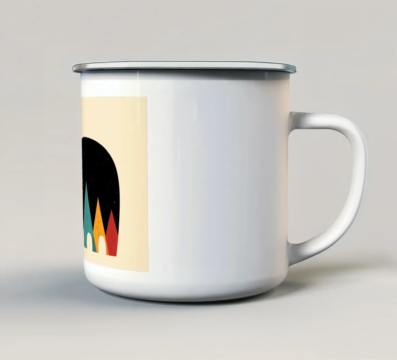 Sogno nell'aria tazza in smalto da Andy Westface