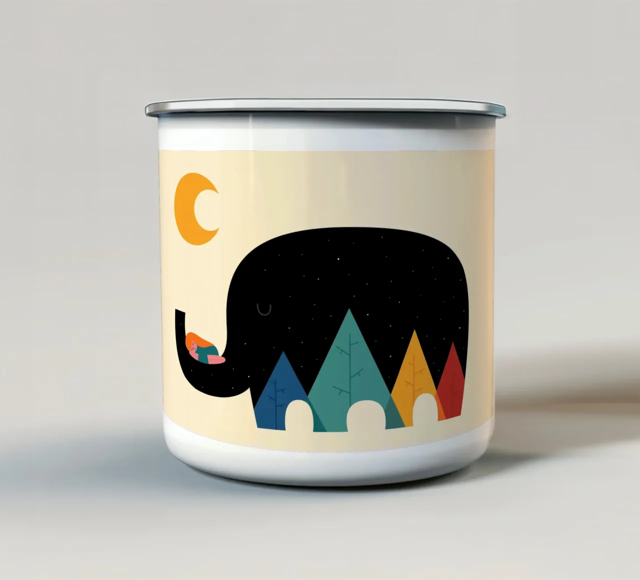 Sogno nell'aria tazza in smalto da Andy Westface