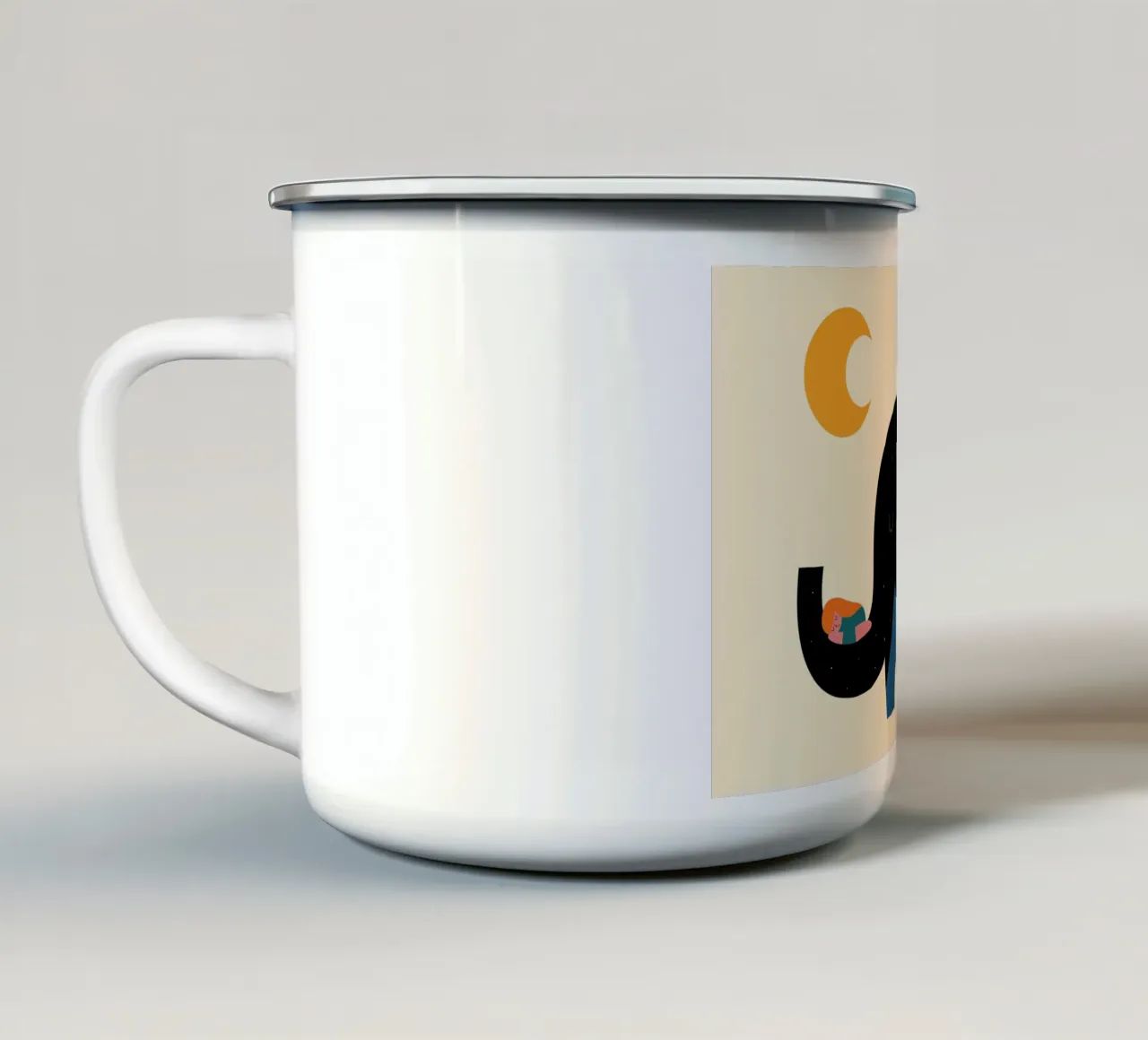 Sogno nell'aria tazza in smalto da Andy Westface