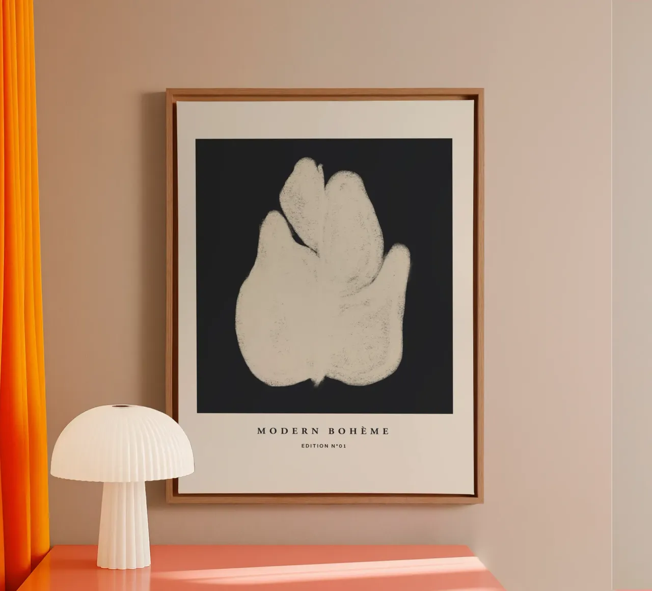 Art Bohemian No 23 tela con Cornice a cassetta da treechild