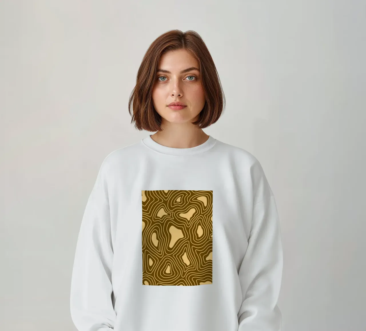 Linee d'onda minimaliste felpa da MODERN NUANCE