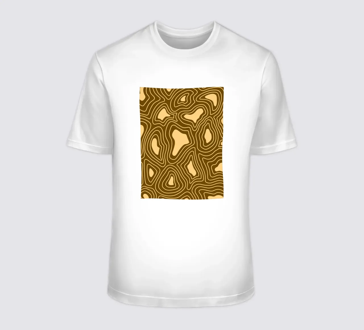 Linee d'onda minimaliste t-shirt da MODERN NUANCE