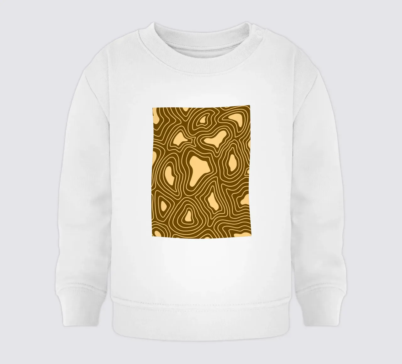 Linee d'onda minimaliste felpa neonato da MODERN NUANCE