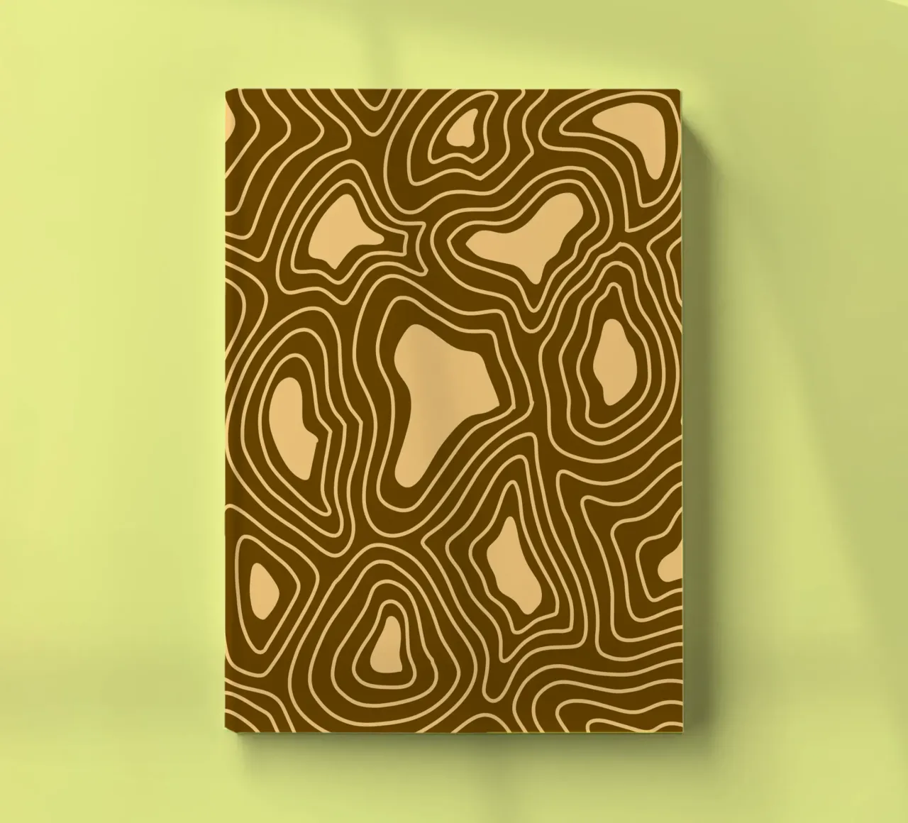 Minimalist Wave Lines notebook by MODERN NUANCE