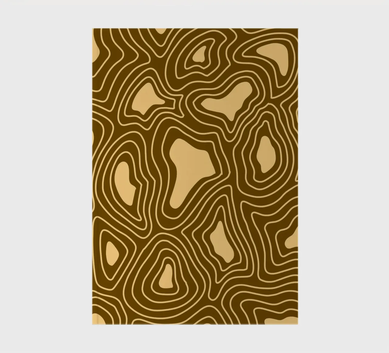 Minimalist Wave Lines notebook by MODERN NUANCE