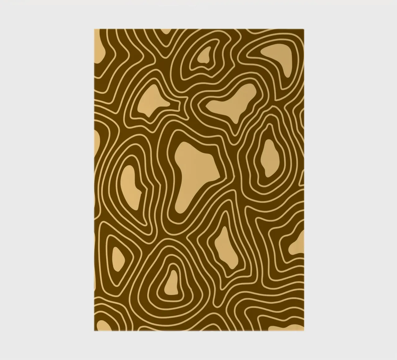 Minimalist Wave Lines notebook by MODERN NUANCE