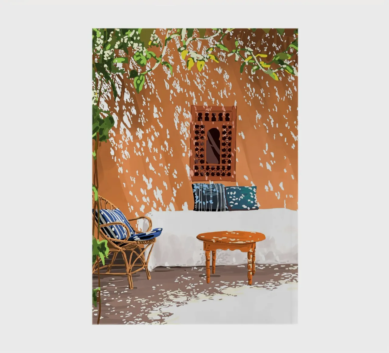 A Relaxed Afternoon Architecture Building Summer Travel notebook by 83oranges