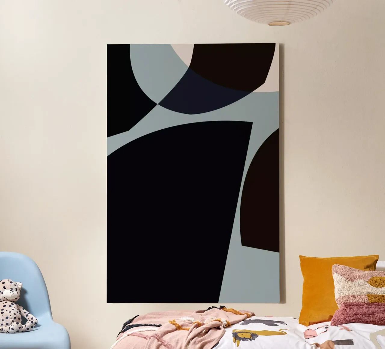 Bloom 4 Leinwand mit Schattenfugenrahmen von Jonathan Lawes