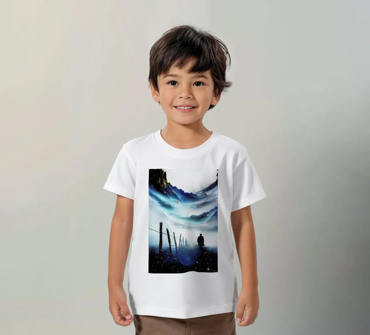 The Abyss a Star Time Traveler Kinder T-Shirt von Stoian Hitrov