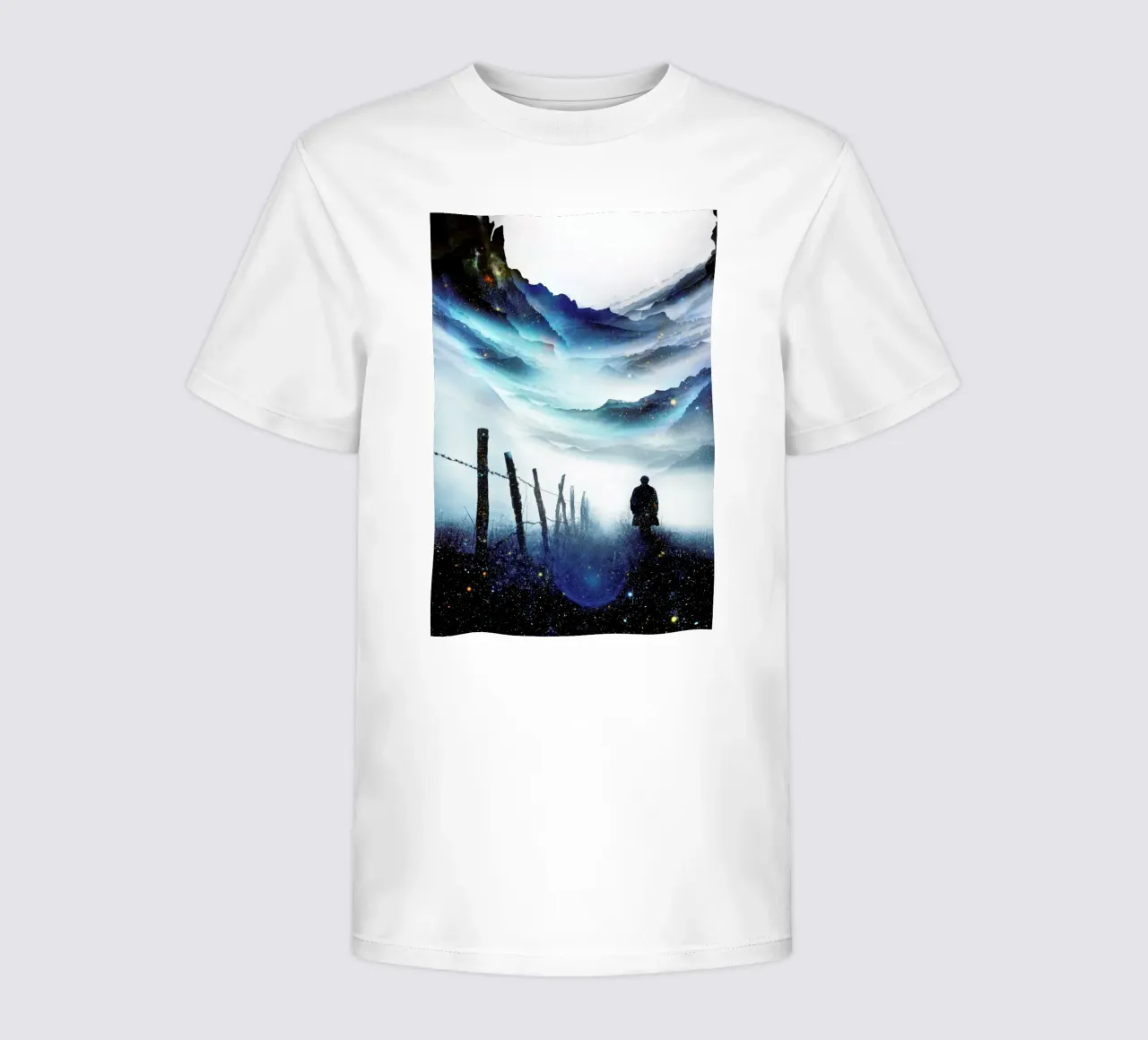 The Abyss a Star Time Traveler Kinder T-Shirt von Stoian Hitrov